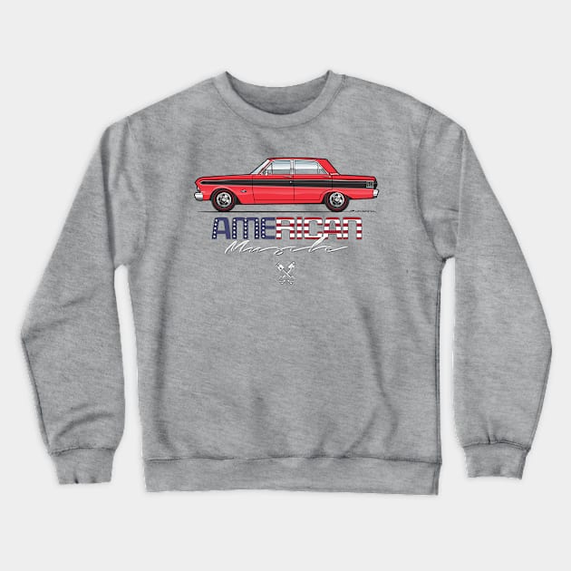 Red sedan Crewneck Sweatshirt by JRCustoms44